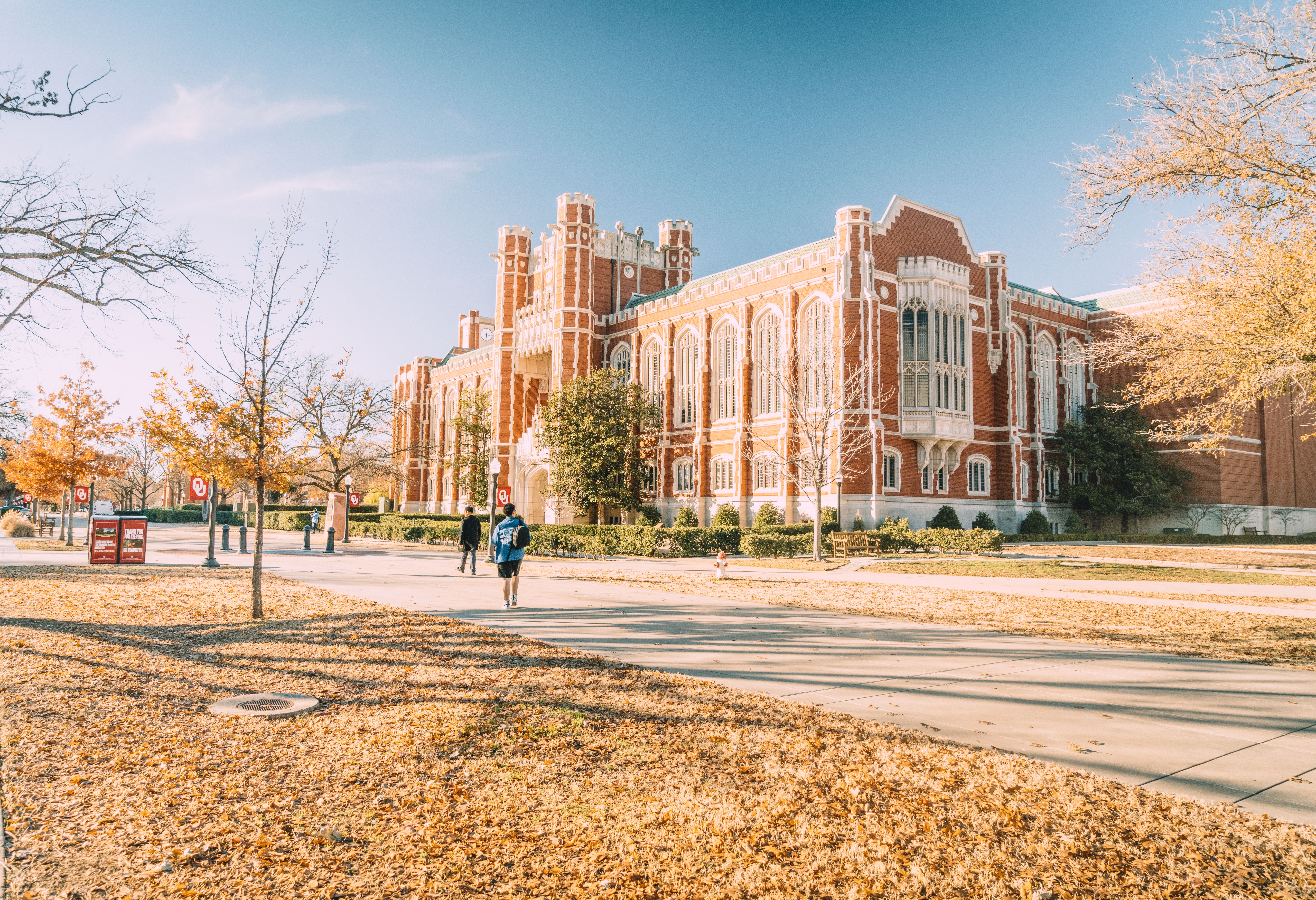 A college campus.